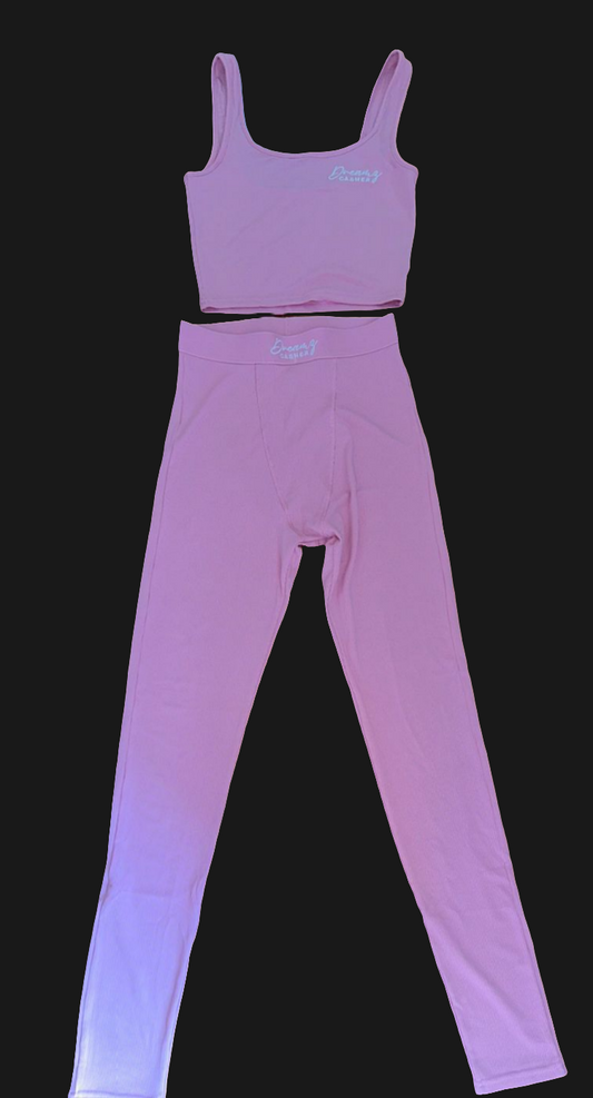 Two piece sports Rib Set for women